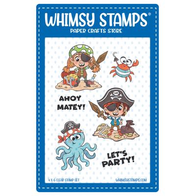 Whimsy Stamps Stempel - Pirate Party